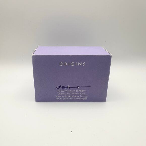 Origins Other - Origins Calm To Your Senses Lavender and Vanilla Bath Bar NIB Discontinued 5oz